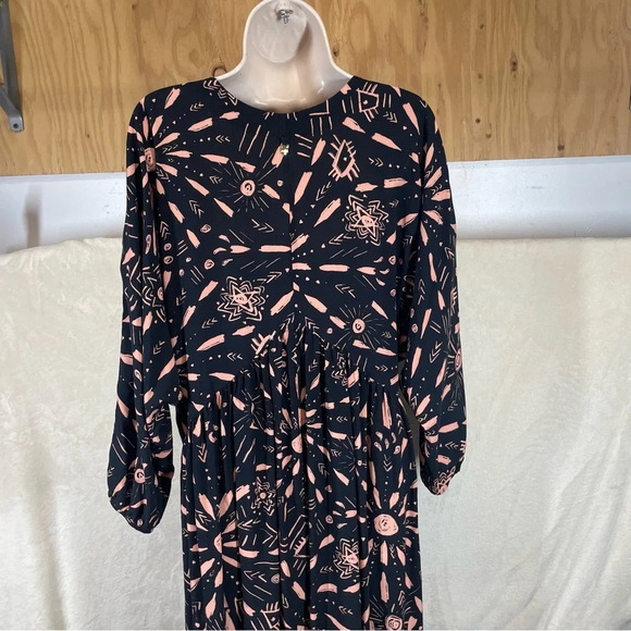 Anthropologie Malai Loni Cover-Up Maxi Dress women’s medium side slits boho - Picture 13 of 14